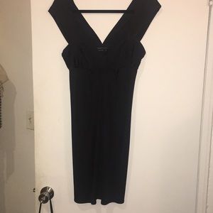 BCBG Black Silky Dress